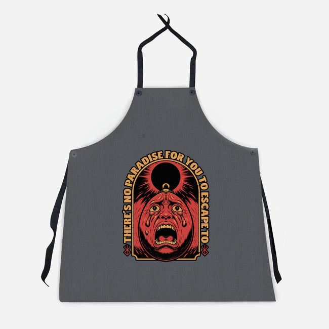 Screaming Egg Eclipse Anime-Unisex-Kitchen-Apron-Studio Mootant