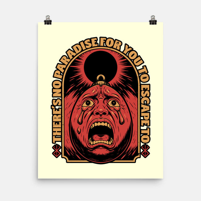 Screaming Egg Eclipse Anime-None-Matte-Poster-Studio Mootant