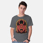 Screaming Egg Eclipse Anime-Mens-Basic-Tee-Studio Mootant