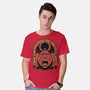 Screaming Egg Eclipse Anime-Mens-Basic-Tee-Studio Mootant