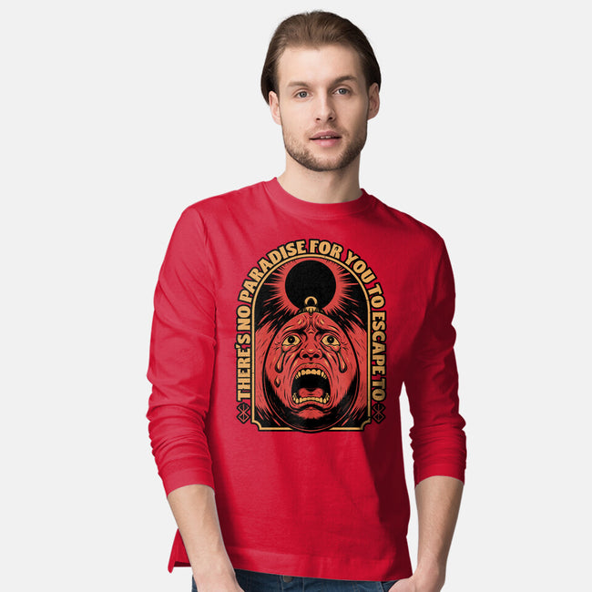 Screaming Egg Eclipse Anime-Mens-Long Sleeved-Tee-Studio Mootant