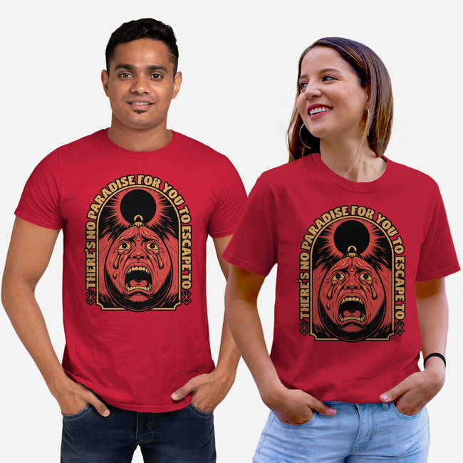 Screaming Egg Eclipse Anime-Unisex-Basic-Tee-Studio Mootant