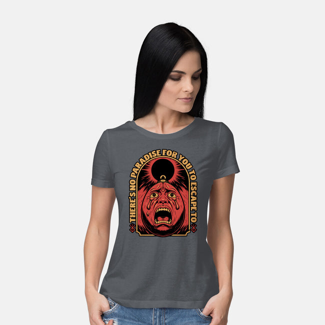 Screaming Egg Eclipse Anime-Womens-Basic-Tee-Studio Mootant