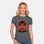 Screaming Egg Eclipse Anime-Womens-Fitted-Tee-Studio Mootant