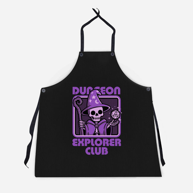 RPG Mage Skull-Unisex-Kitchen-Apron-Studio Mootant