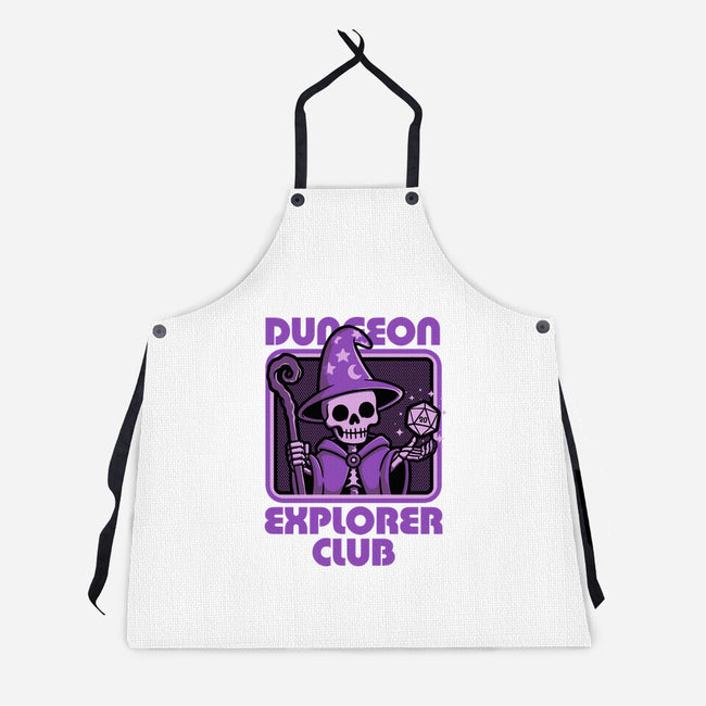 RPG Mage Skull-Unisex-Kitchen-Apron-Studio Mootant
