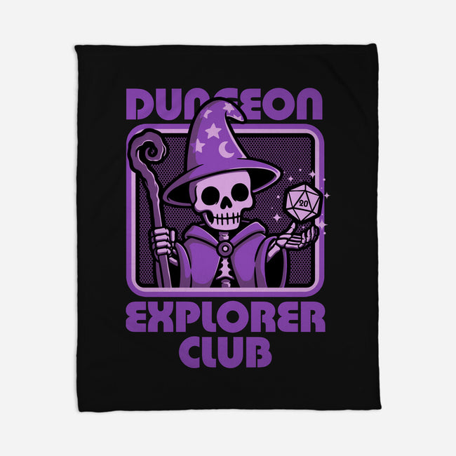 RPG Mage Skull-None-Fleece-Blanket-Studio Mootant