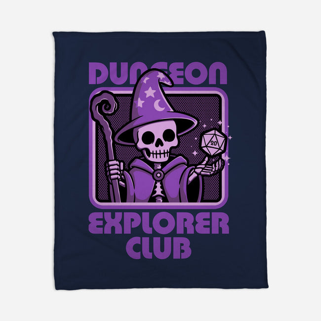 RPG Mage Skull-None-Fleece-Blanket-Studio Mootant