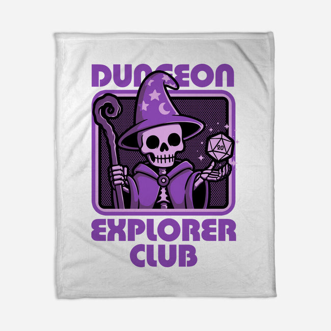 RPG Mage Skull-None-Fleece-Blanket-Studio Mootant