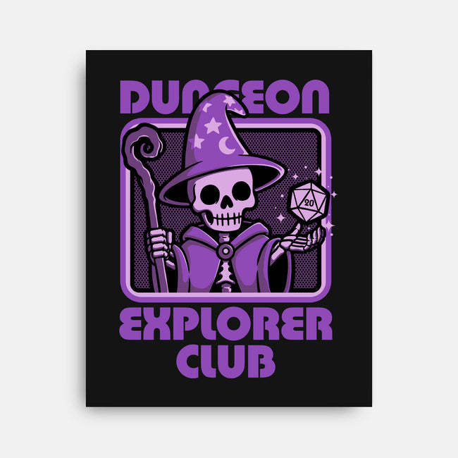 RPG Mage Skull-None-Stretched-Canvas-Studio Mootant