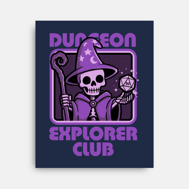 RPG Mage Skull-None-Stretched-Canvas-Studio Mootant