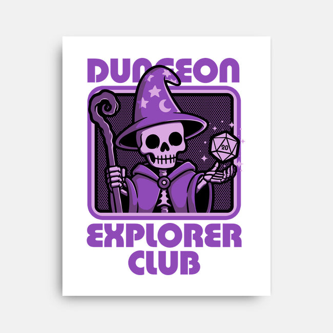 RPG Mage Skull-None-Stretched-Canvas-Studio Mootant