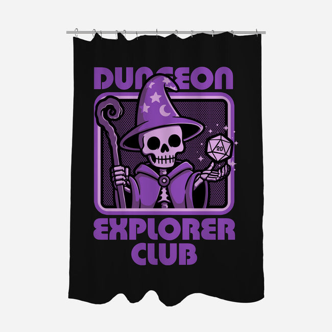 RPG Mage Skull-None-Polyester-Shower Curtain-Studio Mootant