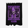 RPG Mage Skull-None-Polyester-Shower Curtain-Studio Mootant
