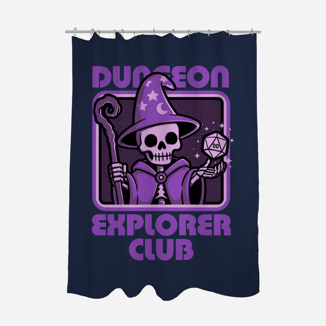 RPG Mage Skull-None-Polyester-Shower Curtain-Studio Mootant