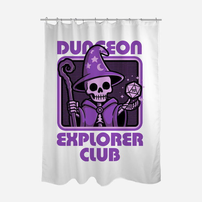 RPG Mage Skull-None-Polyester-Shower Curtain-Studio Mootant