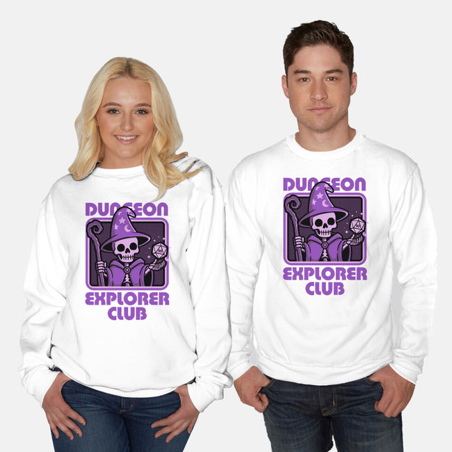 RPG Mage Skull-Unisex-Crew Neck-Sweatshirt-Studio Mootant