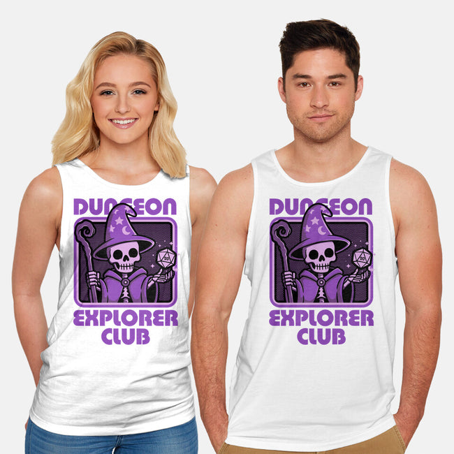 RPG Mage Skull-Unisex-Basic-Tank-Studio Mootant