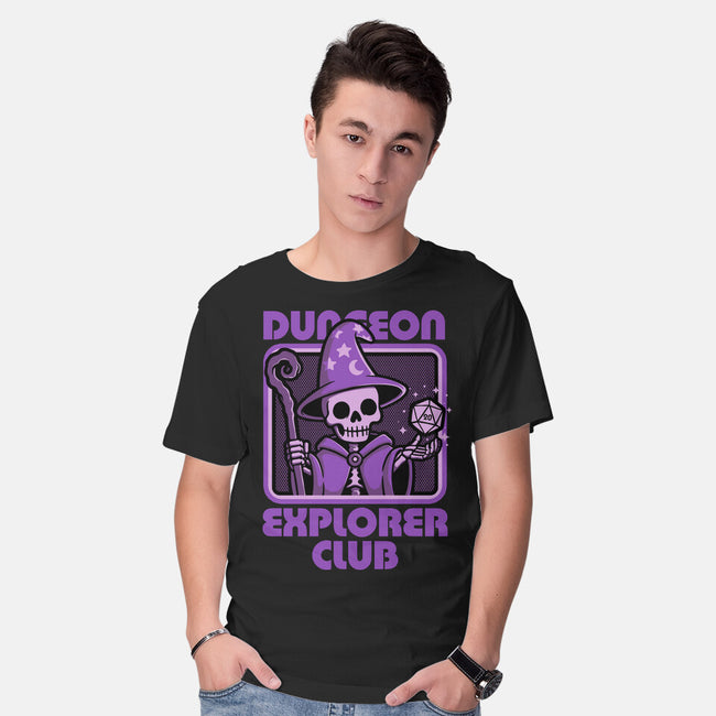 RPG Mage Skull-Mens-Basic-Tee-Studio Mootant
