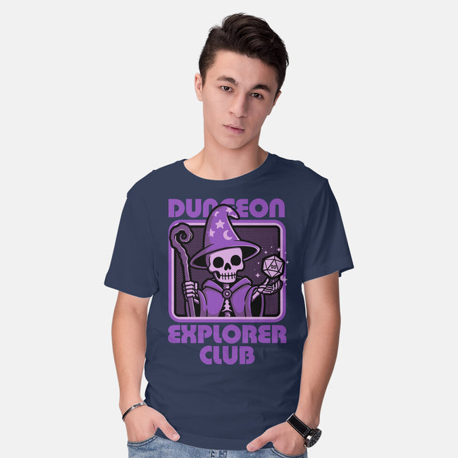 RPG Mage Skull-Mens-Basic-Tee-Studio Mootant