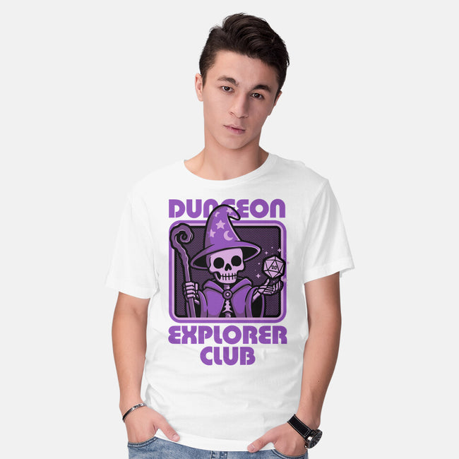 RPG Mage Skull-Mens-Basic-Tee-Studio Mootant