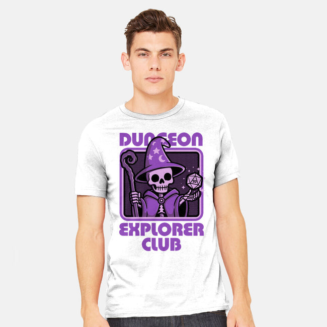 RPG Mage Skull-Mens-Heavyweight-Tee-Studio Mootant