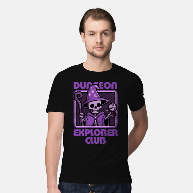 RPG Mage Skull-Mens-Premium-Tee-Studio Mootant