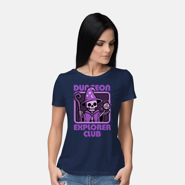 RPG Mage Skull-Womens-Basic-Tee-Studio Mootant