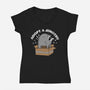 Adopt A Jimothy-Womens-V-Neck-Tee-rocketman_art