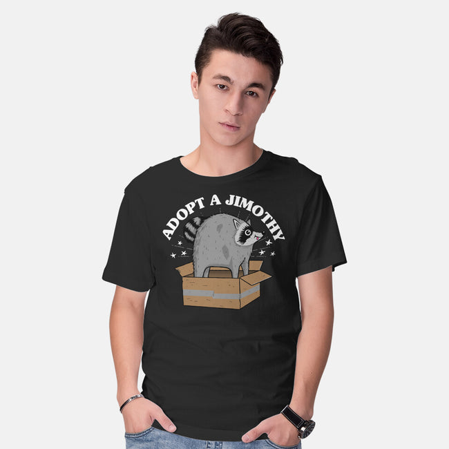 Adopt A Jimothy-Mens-Basic-Tee-rocketman_art