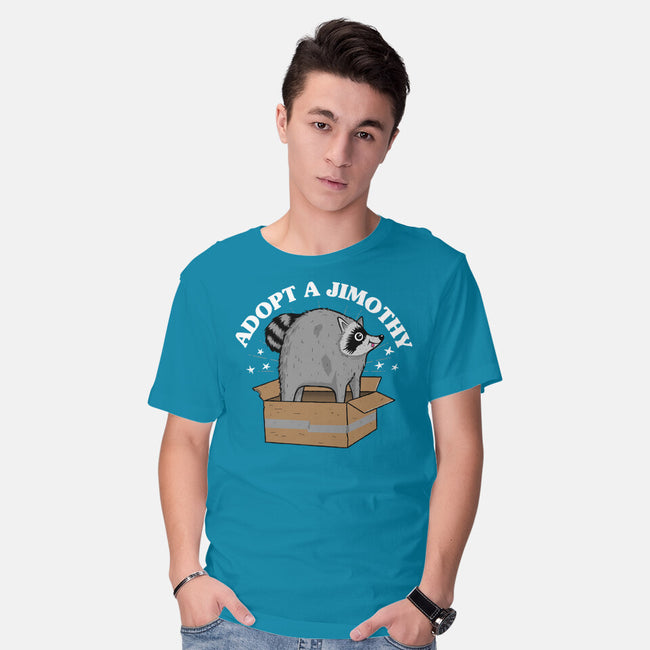 Adopt A Jimothy-Mens-Basic-Tee-rocketman_art