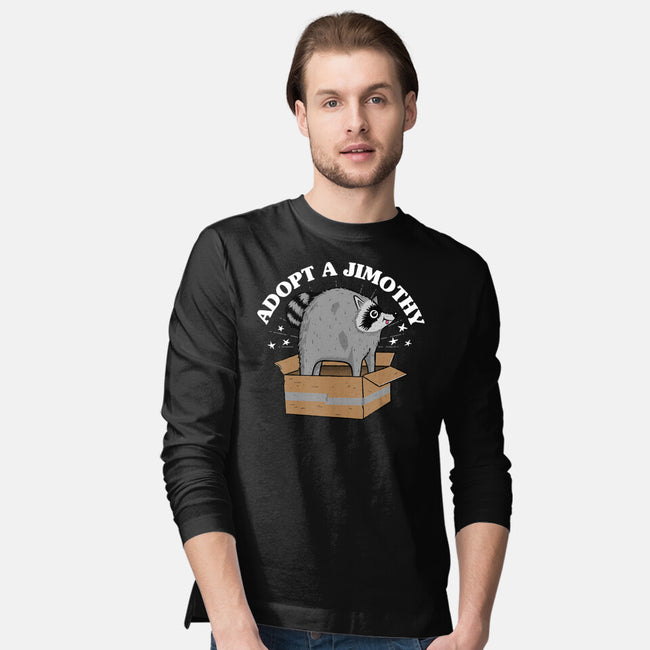Adopt A Jimothy-Mens-Long Sleeved-Tee-rocketman_art