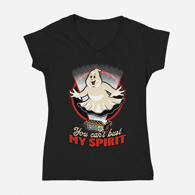 My Spirit-Womens-V-Neck-Tee-Studio Mootant