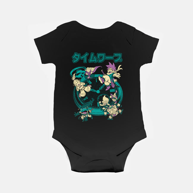 Time Warping-Baby-Basic-Onesie-Henrique Torres