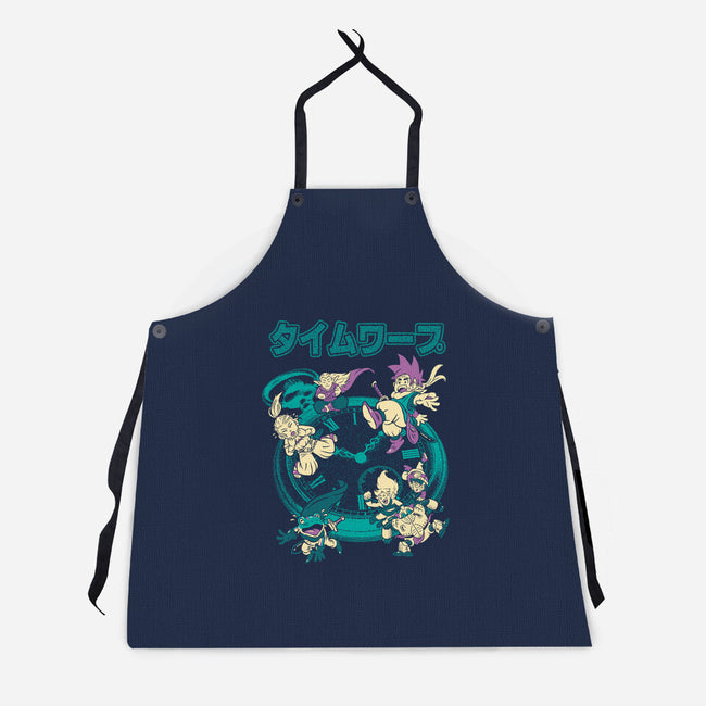Time Warping-Unisex-Kitchen-Apron-Henrique Torres