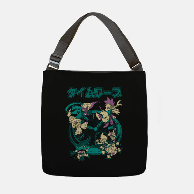 Time Warping-None-Adjustable Tote-Bag-Henrique Torres