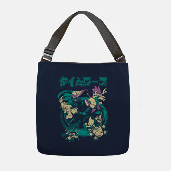 Time Warping-None-Adjustable Tote-Bag-Henrique Torres