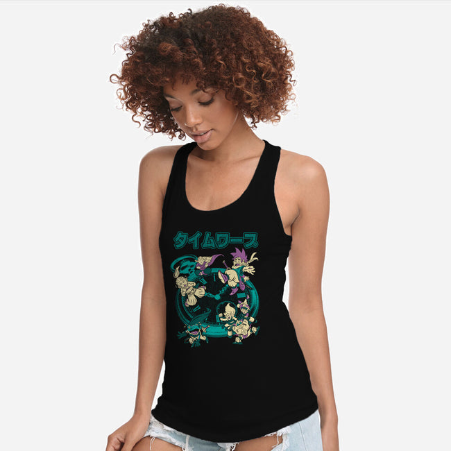 Time Warping-Womens-Racerback-Tank-Henrique Torres