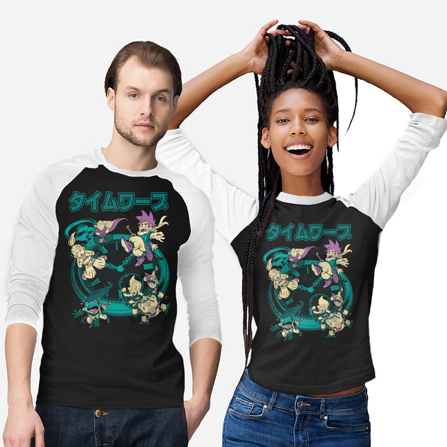 Time Warping-Unisex-Baseball-Tee-Henrique Torres