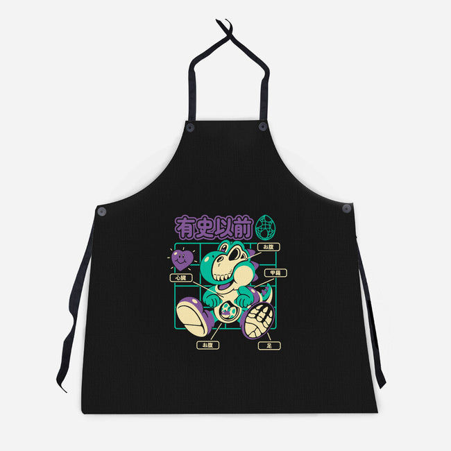 Prehistoric Anatomy-Unisex-Kitchen-Apron-Henrique Torres