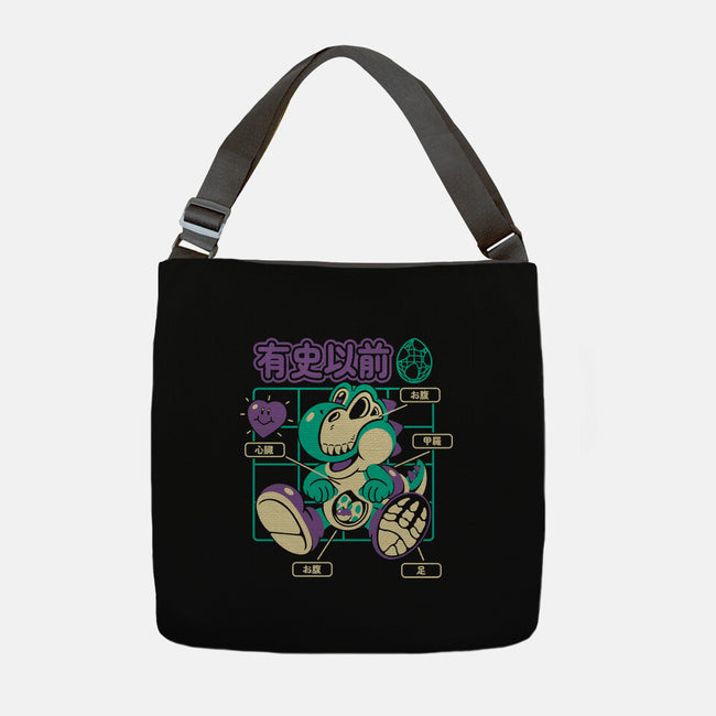 Prehistoric Anatomy-None-Adjustable Tote-Bag-Henrique Torres