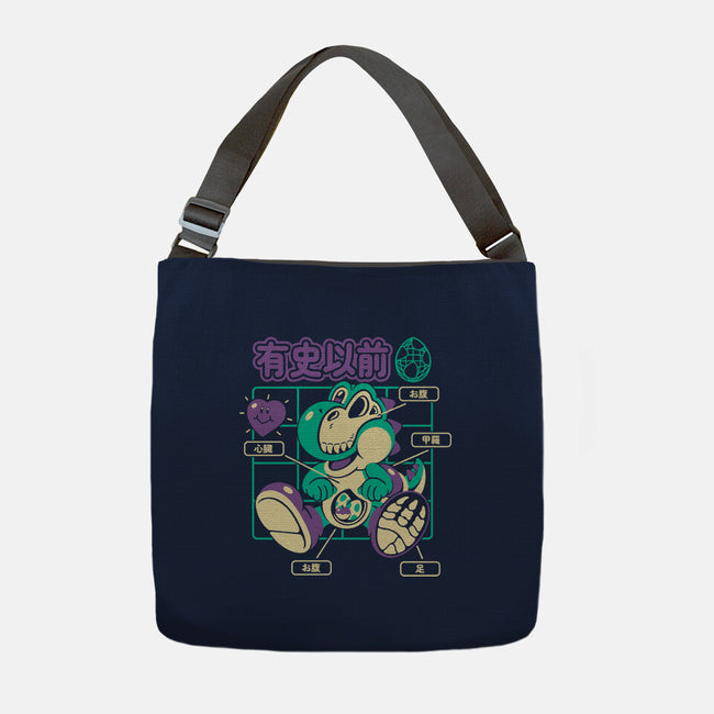 Prehistoric Anatomy-None-Adjustable Tote-Bag-Henrique Torres