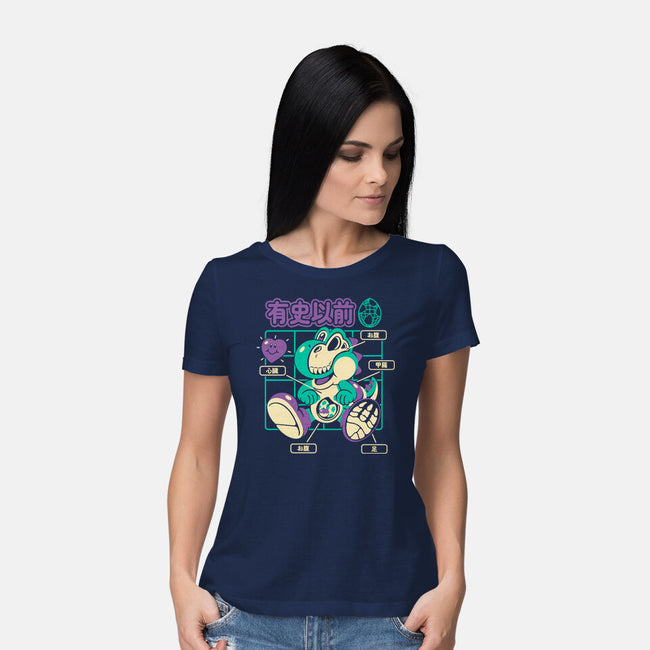 Prehistoric Anatomy-Womens-Basic-Tee-Henrique Torres