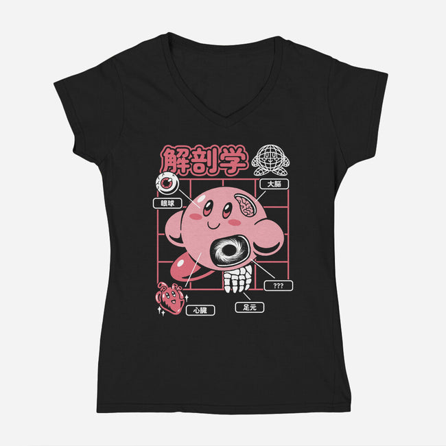 Cute Anatomy-Womens-V-Neck-Tee-Henrique Torres