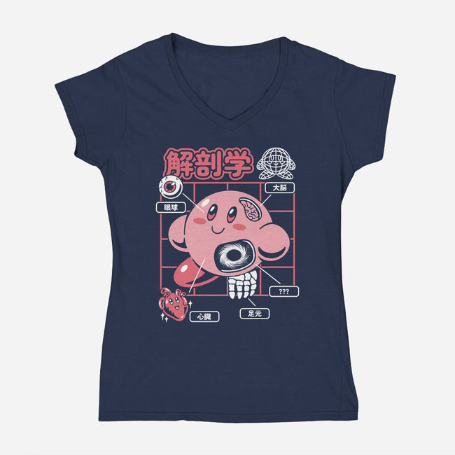 Cute Anatomy-Womens-V-Neck-Tee-Henrique Torres