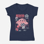 Cute Anatomy-Womens-V-Neck-Tee-Henrique Torres