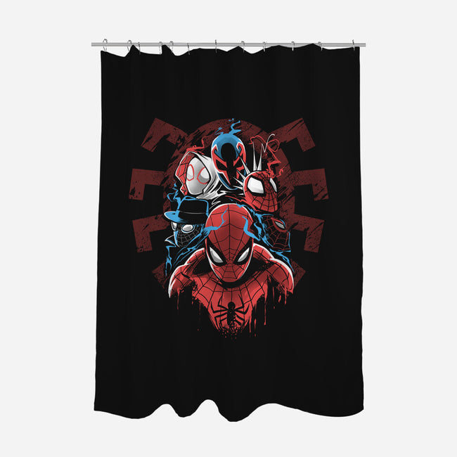 Spiders-None-Polyester-Shower Curtain-zascanauta