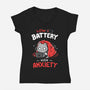 High Anxiety-Womens-V-Neck-Tee-Vallina84