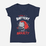 High Anxiety-Womens-V-Neck-Tee-Vallina84