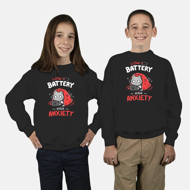 High Anxiety-Youth-Crew Neck-Sweatshirt-Vallina84